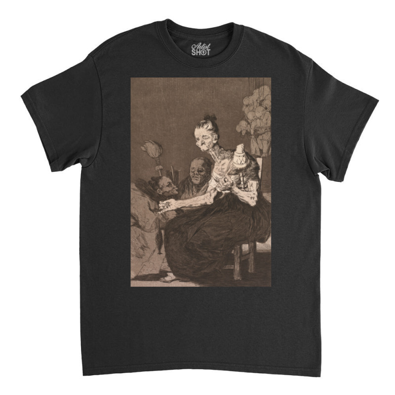 They Spin Finely By Francisco Goya Classic T-shirt by Kuwannin528 | Artistshot