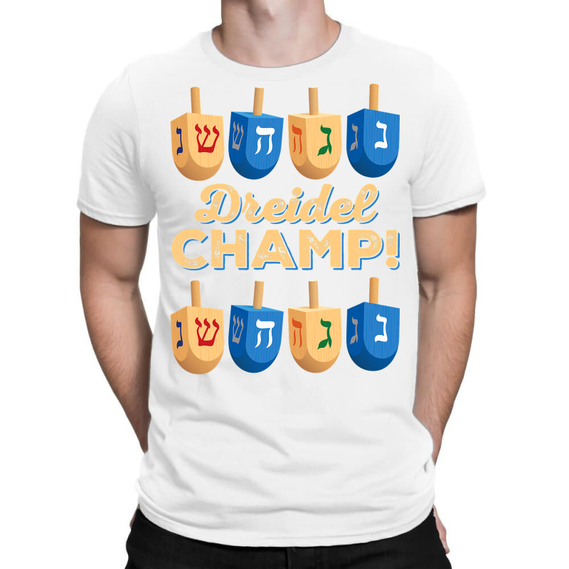 Funny Jewish Tshirt Dreidel Champ Cute Hanukkah Gift T-shirt | Artistshot