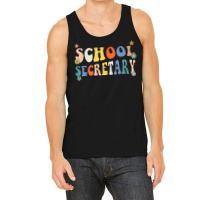 Groovy School Secretary Coping Skills Back To School T Shirt Tank Top | Artistshot