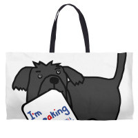 Small Dog With Kamala  Vp Debate Quote Kamala Weekender Totes | Artistshot