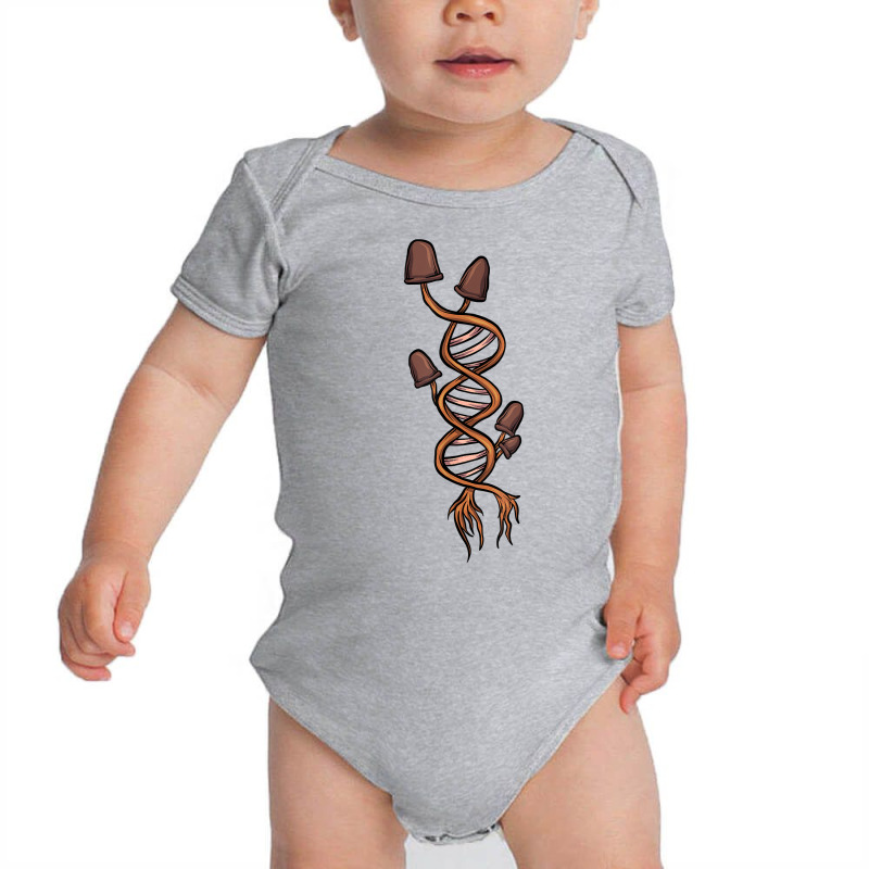 Mycology Fungi Mushroom Collector Hippie Dna Roots Shroom T Shirt Baby Bodysuit by cm-arts | Artistshot