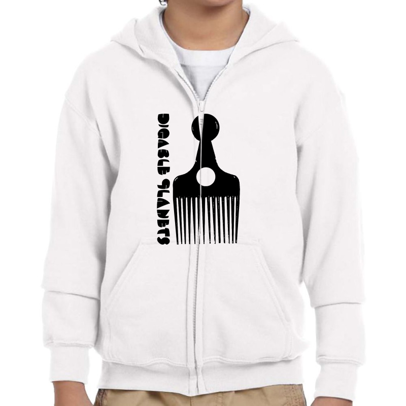 Digable Planets Blowout Comb Youth Zipper Hoodie by SaviDraws | Artistshot