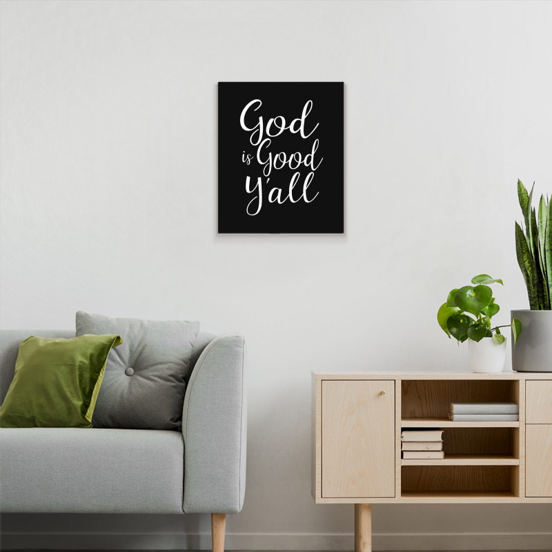 God Is Good Y'all Christian Faith Southern Bible Quote Metal Print ...