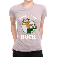 Knuck If You Buck Tee Ladies Fitted T-shirt | Artistshot