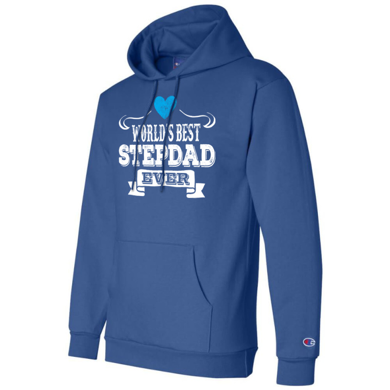 Worlds Best Stepdad Ever 1 Champion Hoodie | Artistshot