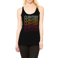 Clayton, Ny Vintage Style New York Racerback Tank | Artistshot