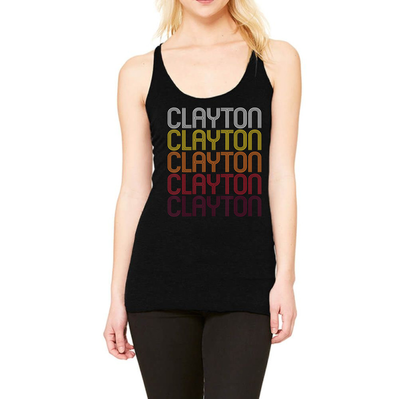 Clayton, Ny Vintage Style New York Racerback Tank by Whitfield Wolff | Artistshot