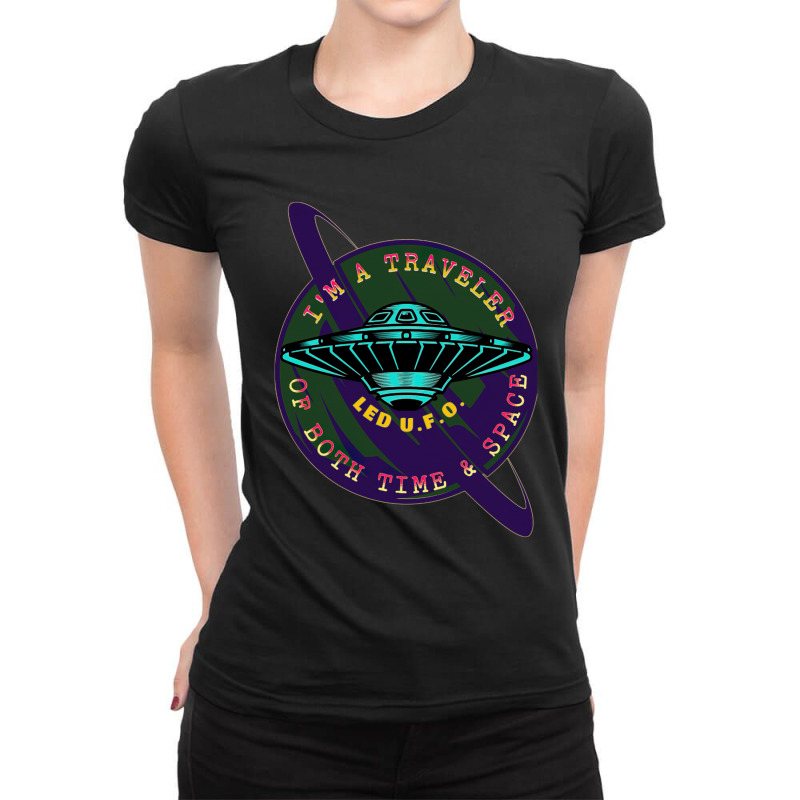 Traveler Of Time & Space Ladies Fitted T-Shirt by PhoebeBaird | Artistshot