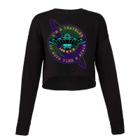 Traveler Of Time & Space Cropped Sweater | Artistshot