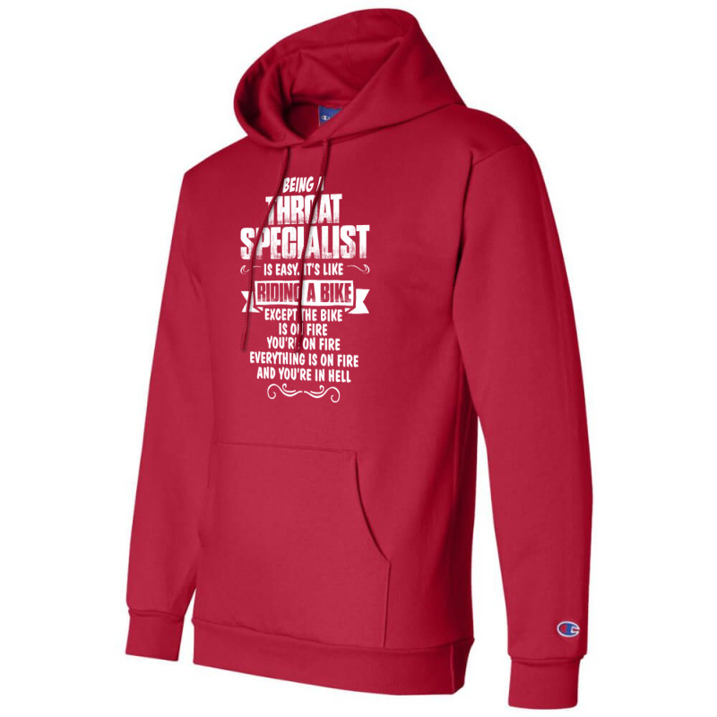 Being A Throat Specialist Champion Hoodie | Artistshot