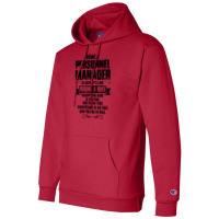 Being A Personnel Manager Copy Champion Hoodie | Artistshot
