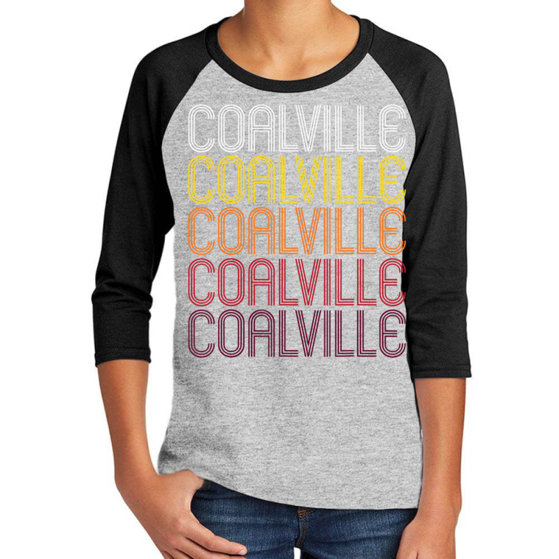 Coalville, Ut Vintage Style Utah Youth 3/4 Sleeve | Artistshot