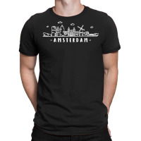 Amsterdam Skyline Vintage Netherlands Holland Dutch Souvenir T Shirt T-shirt | Artistshot