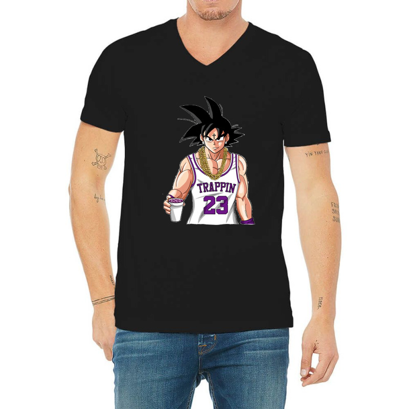 Trap Goku 1 V-neck Tee | Artistshot