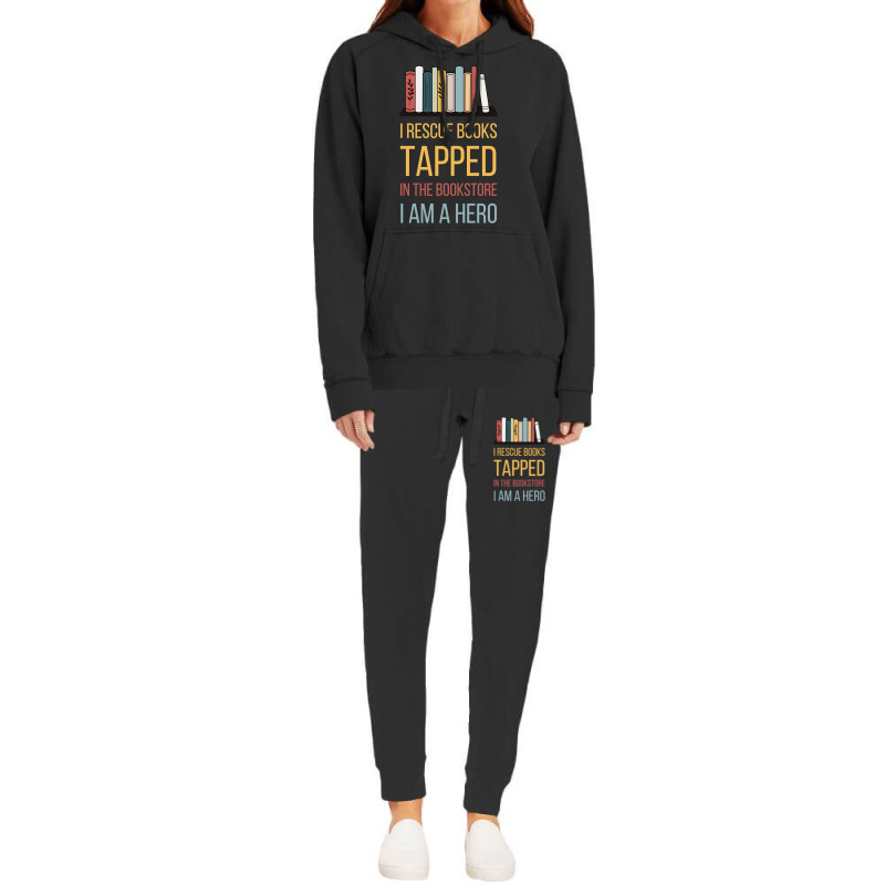 I Rescue Books Tapped In The Bookstore, I Am A Hero Hoodie & Jogger set by cm-arts | Artistshot