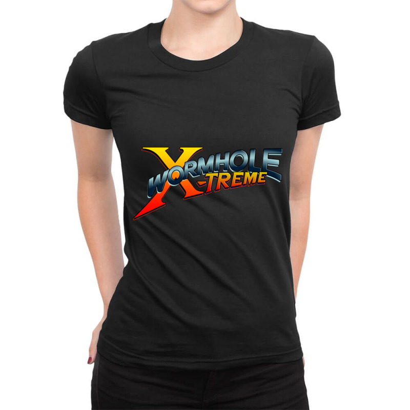 Wormhole Xtreme Ladies Fitted T-Shirt by cm-arts | Artistshot