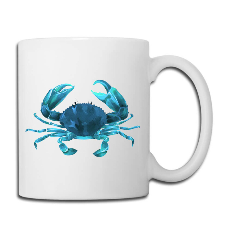 Aqua Colored Crab Coffee Mug | Artistshot