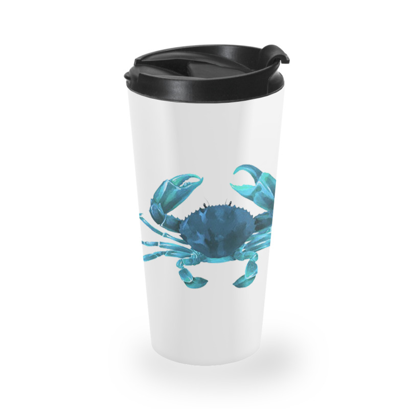 Aqua Colored Crab Travel Mug | Artistshot