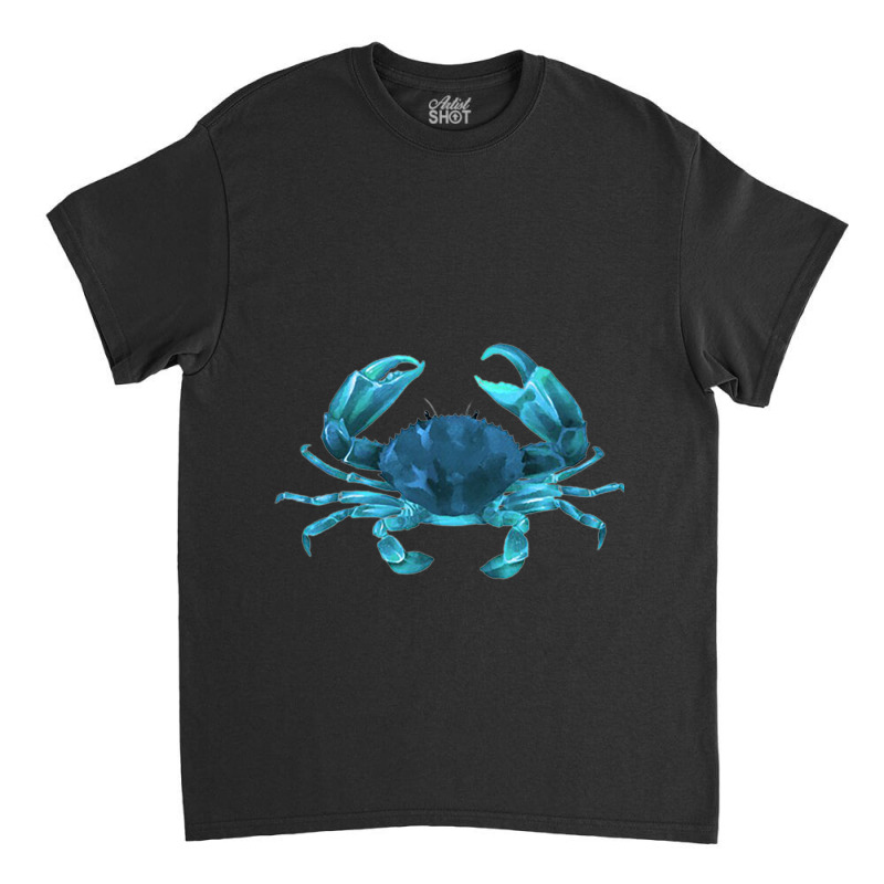 Aqua Colored Crab Classic T-shirt | Artistshot