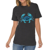 Aqua Colored Crab Vintage T-shirt | Artistshot