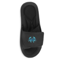 Aqua Colored Crab Slide Sandal | Artistshot