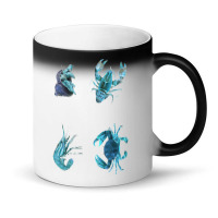 Aqua Colored Crustacean Magic Mug | Artistshot