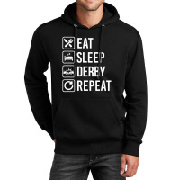 Demolition Derby Car Eat Sleep Repeat Unisex Hoodie | Artistshot