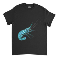 Aqua Colored Prawn Classic T-shirt | Artistshot