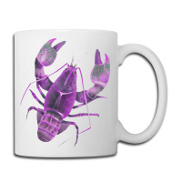 Aqua Purple Colored Lobster Coffee Mug | Artistshot