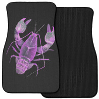 Aqua Purple Colored Lobster Front Car Mat | Artistshot