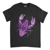 Aqua Purple Colored Lobster Classic T-shirt | Artistshot