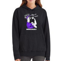 Migraine Warrior Unbreakable Awareness Vintage Hoodie | Artistshot