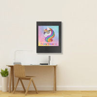 Funny Unicorse Portrait Canvas Print | Artistshot