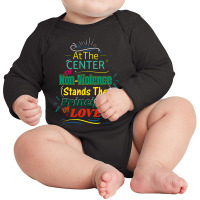 Stands The Principle Long Sleeve Baby Bodysuit | Artistshot