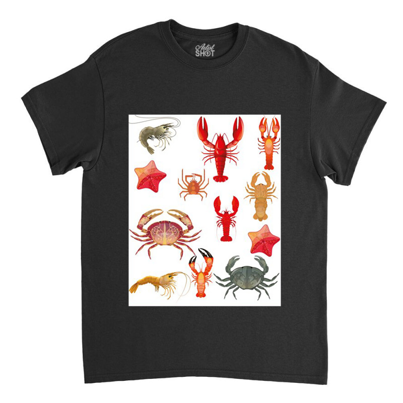 Crustaceancore - Blue Classic T-shirt | Artistshot