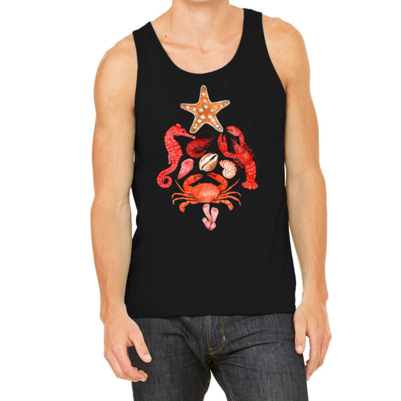 Crustaceancore Christmas, Crab Lobster, Crustaceancore Vintage, Ocean  Tank Top | Artistshot