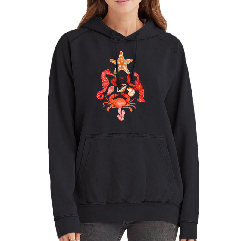 Crustaceancore Christmas, Crab Lobster, Crustaceancore Vintage, Ocean  Vintage Hoodie | Artistshot