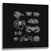 Crustaceancore For Ocean And Animal Lovers Sea 2 Metal Print Square | Artistshot