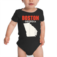 Boston Georgia Usa State America Travel Georgian Atlanta T Shirt Baby Bodysuit | Artistshot