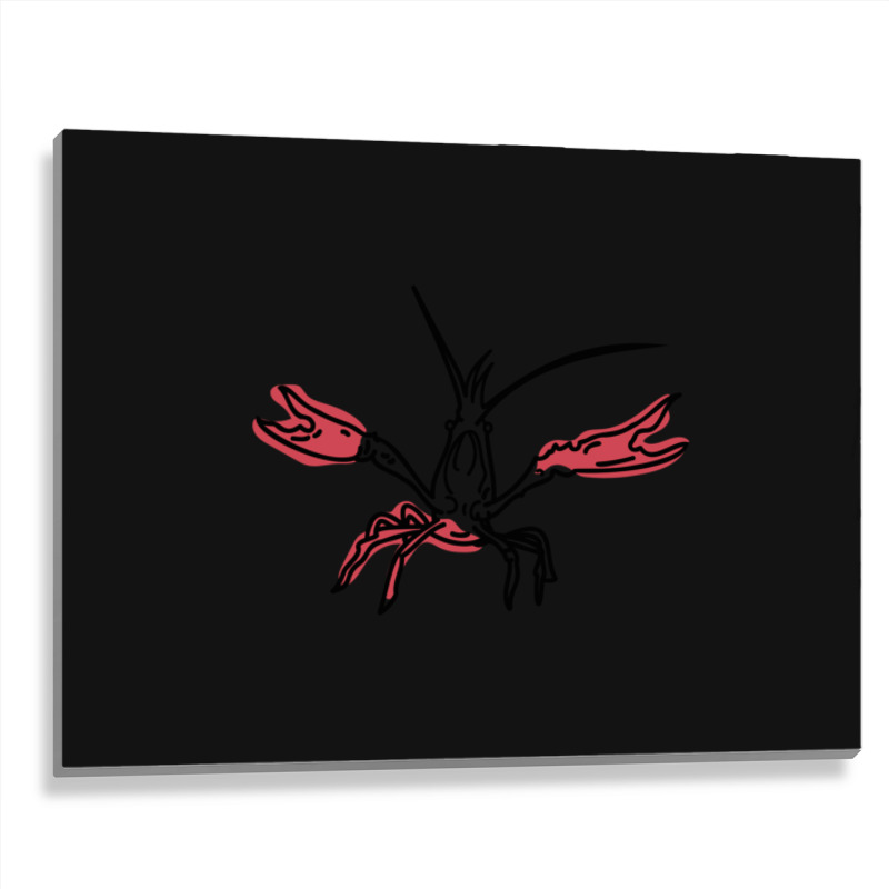 Crustaceancore For Ocean And Animal Lovers Sea Life Metal Print Horizontal | Artistshot