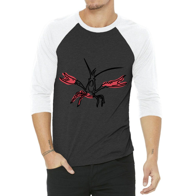 Crustaceancore For Ocean And Animal Lovers Sea Life 3/4 Sleeve Shirt | Artistshot