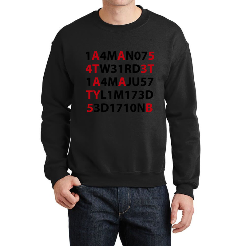 I’m Not Weird, I’m Just Limited Edition - 1 4m N07 W31rd 1 4m Ju57 Crewneck Sweatshirt by KEITHSHAPIRO | Artistshot