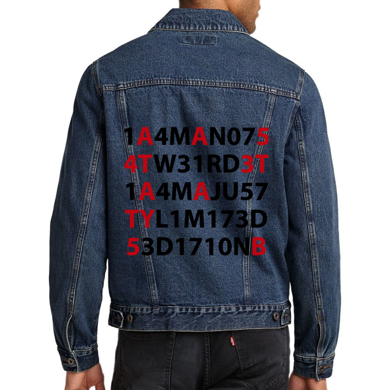 I’m Not Weird, I’m Just Limited Edition - 1 4m N07 W31rd 1 4m Ju57 Men Denim Jacket by KEITHSHAPIRO | Artistshot