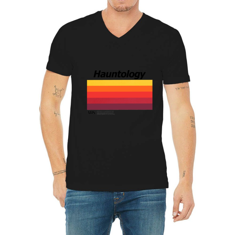 Hauntology V-Neck Tee by cm-arts | Artistshot