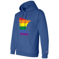 Minnesota Rainbow Flag Champion Hoodie | Artistshot