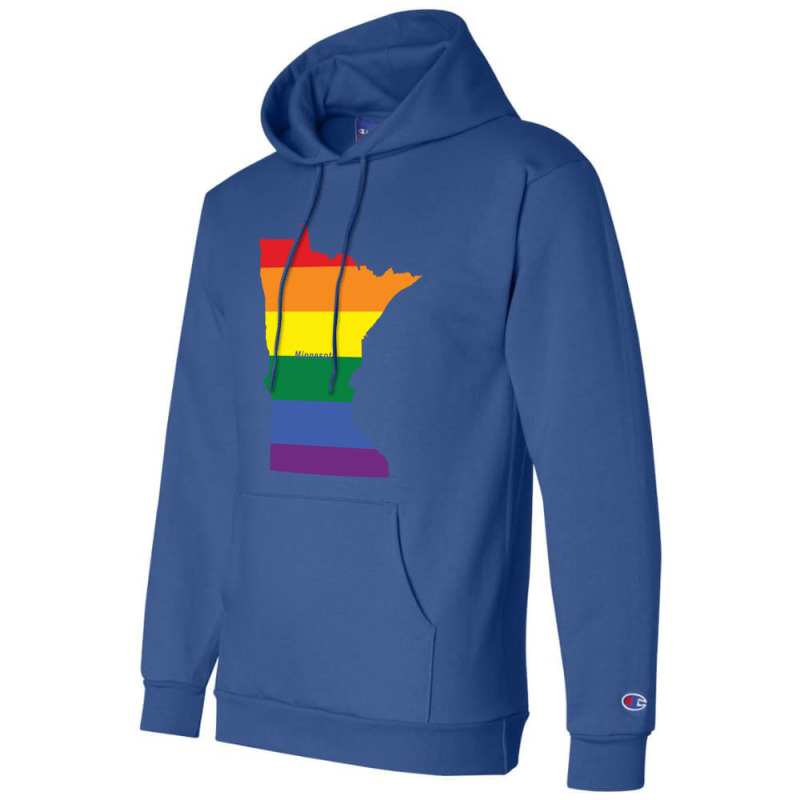 Minnesota Rainbow Flag Champion Hoodie | Artistshot