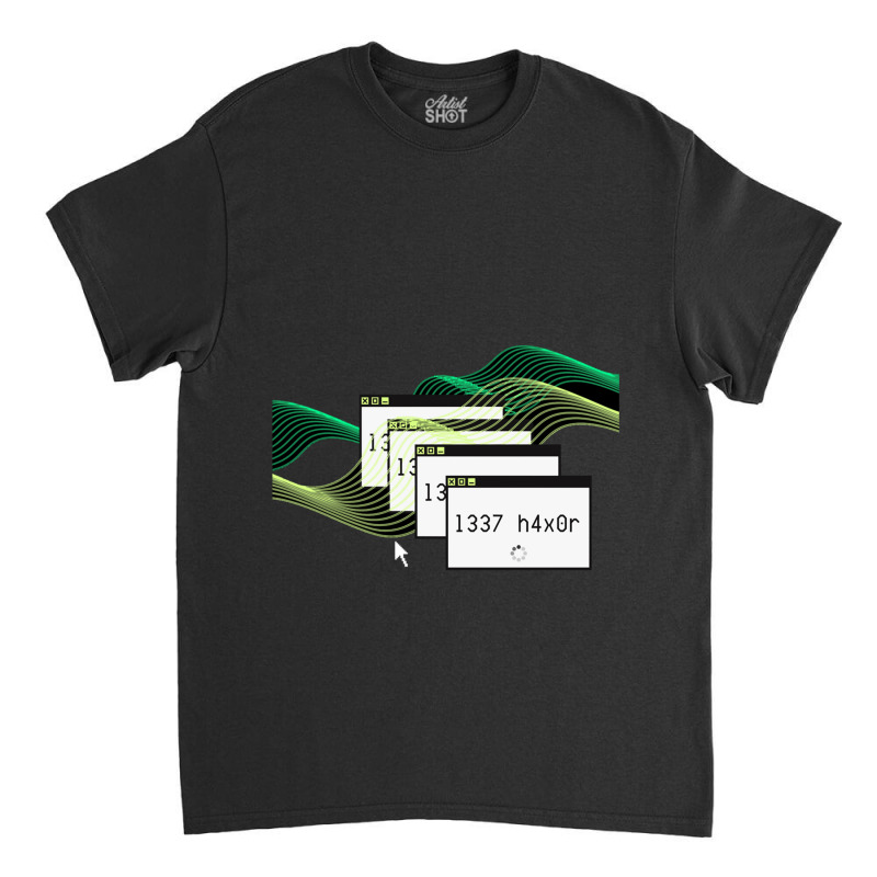 L337 H4x0r - Programming Joke, Leet Speak Humor Classic T-shirt by KEITHSHAPIRO | Artistshot