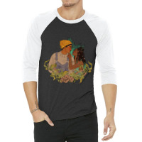 The Mermaid And The Lighthouse Keeper 3/4 Sleeve Shirt | Artistshot