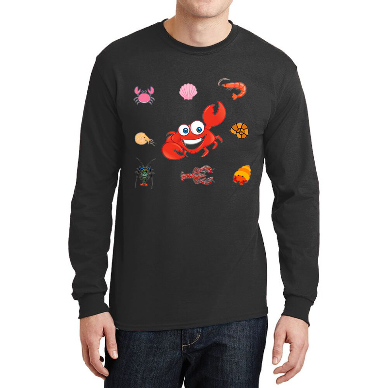 Crustaceancore Funny Long Sleeve Shirts | Artistshot