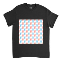 Crustaceancore Lobster Pattern Classic T-shirt | Artistshot